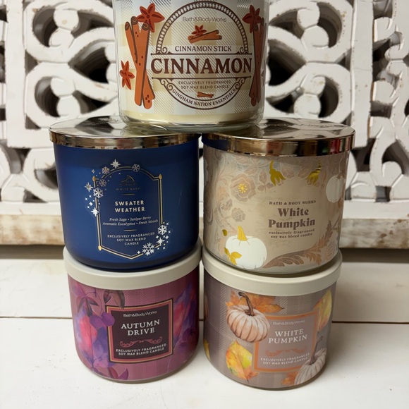 BBW 3 wick candles - Picture 4 of 5